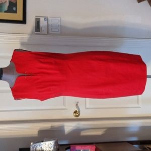 Elie Tahari Red sheath dress. Size 12, NWT